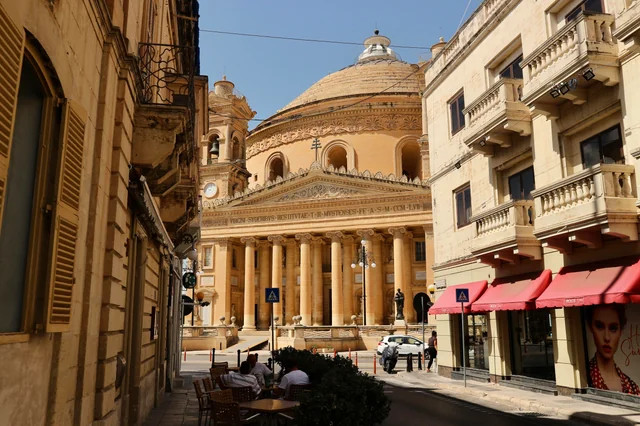 Mosta Rotunda and Mdina