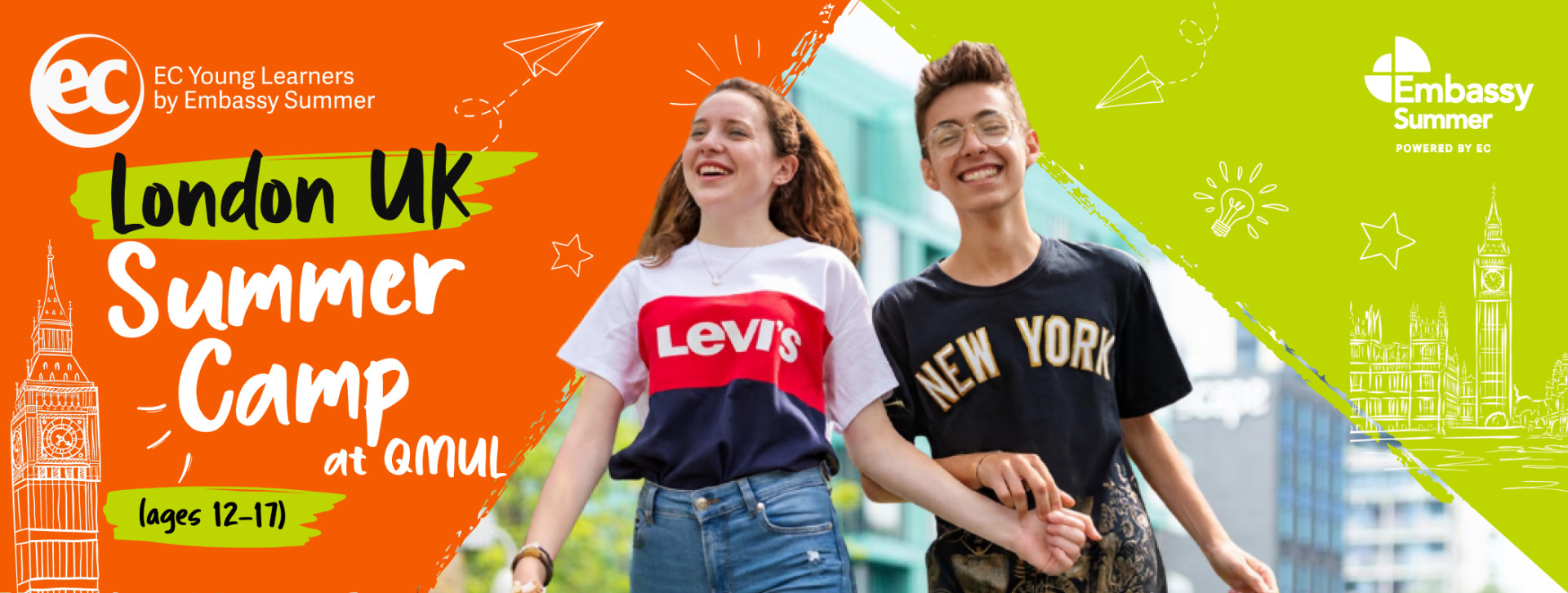 London UK Summer Camp at QMUL (ages 12–17)