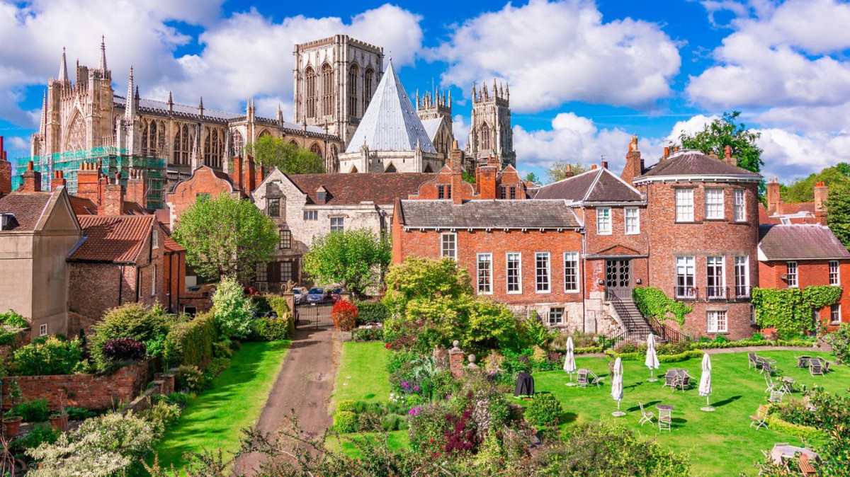 York including Entrance to York Minster