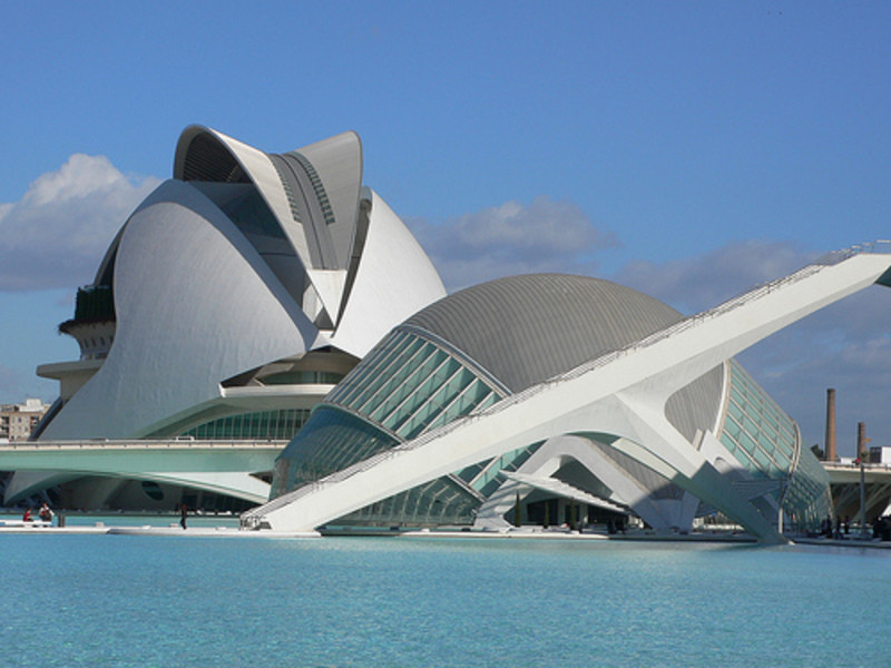 Cultural and architectural complex Ciudad de las Artes y las Ciencias