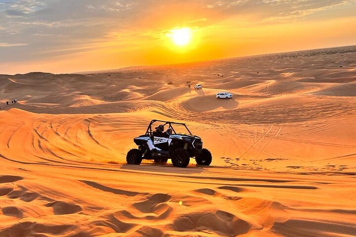 Desert Safari: Dune Bashing, BBQ Dinner & Live Shows