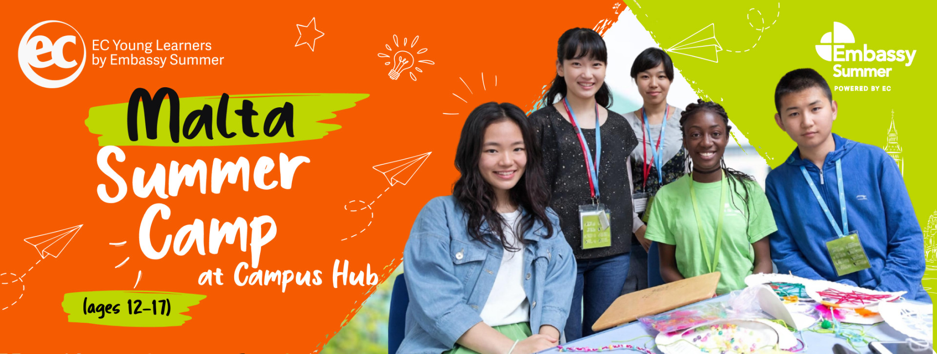 Malta Summer Camp at Campus Hub (ages 12–17)