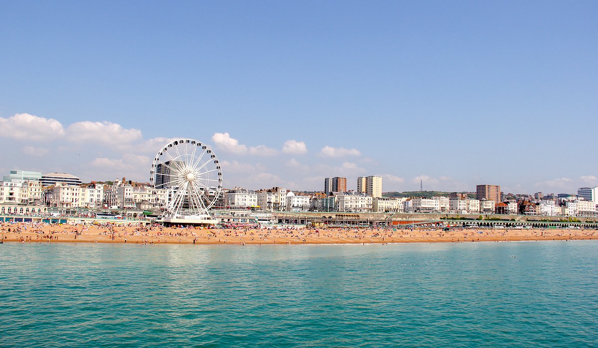 Day Trip to Brighton featuring the pebble beach and pier, the lively Lanes