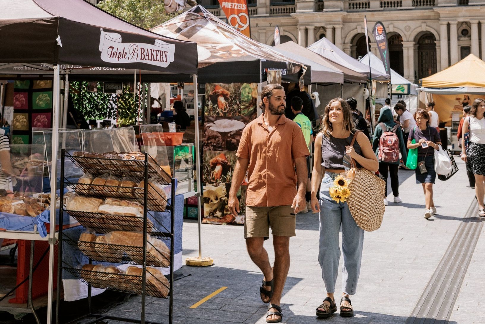 Market Day at Brisbane CBD