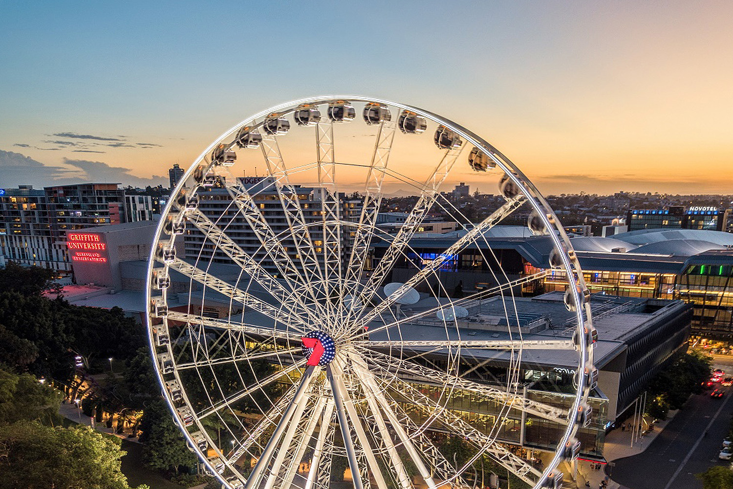 Brisbane Wheel & Riverside Walking Tour