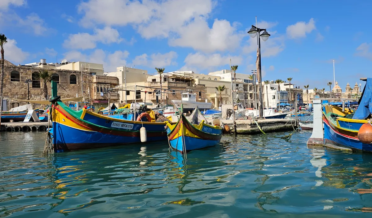 Marsaxlokk Fishing Village & Ghar Ahmar Bay