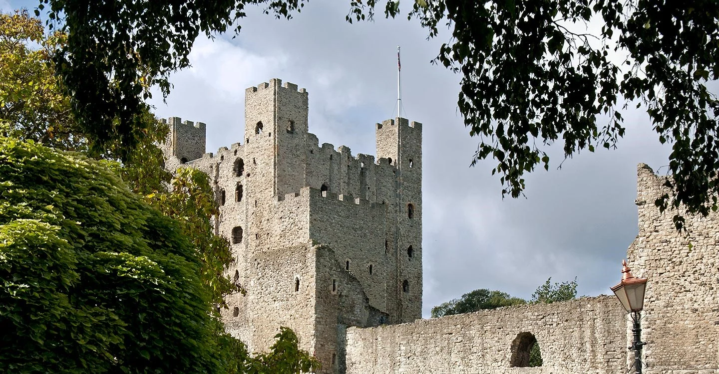 Rochester Town with Rochester Cathedral and Rochester Castle