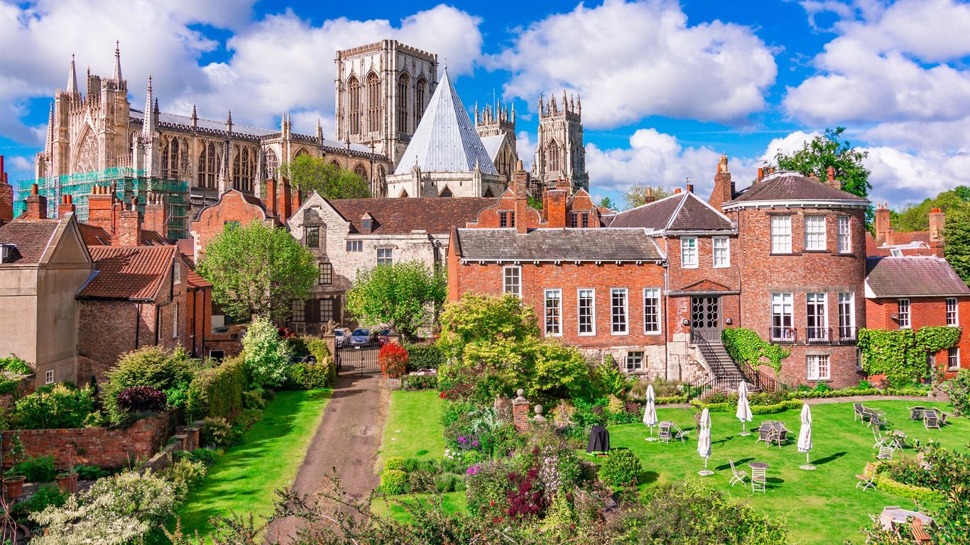 York including Entrance to York Minster